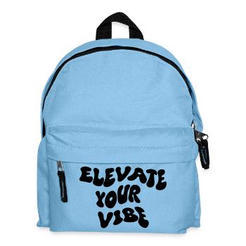 Elevate Your Vibe - Kinder Rucksack - Hellblau - Vorne