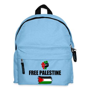 Free palestine - Sac à dos Enfant - bleu clair - Devant