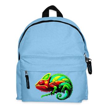 Chameleon - Kids' Backpack - light blue - Front