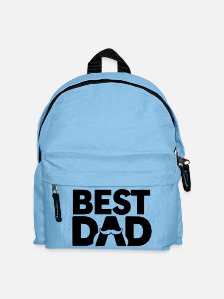 Bester Papa – Papa Geschenk Design - Kinder Rucksack - Hellblau