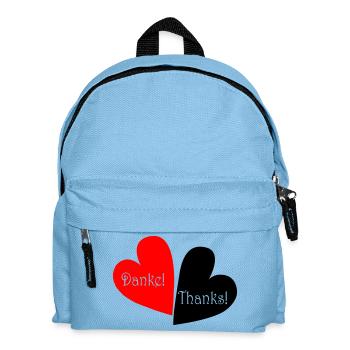Merci Merci Cœur - Sac à dos Enfant - bleu clair - Devant