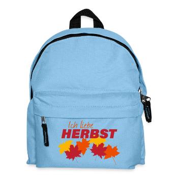HERBST - Kinder Rucksack - Hellblau - Vorne