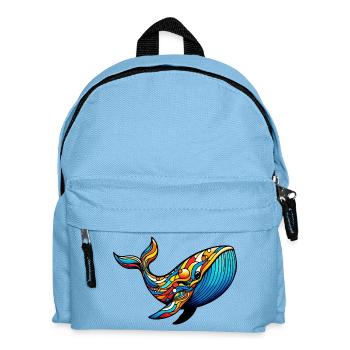 Wal - Kinder Rucksack - Hellblau - Vorne