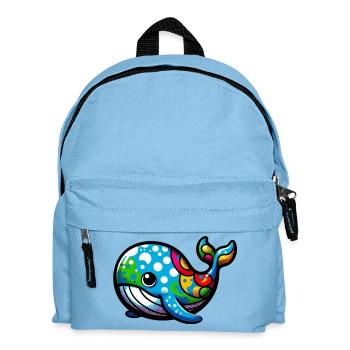 Wal - Kinder Rucksack - Hellblau - Vorne
