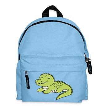 Krokodil - Kinder Rucksack - Hellblau - Vorne