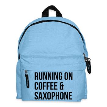 Saxophone - Kids' Backpack - light blue - Front