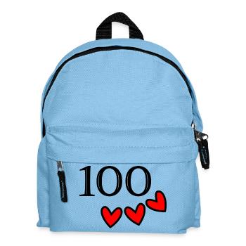 100. 100 JAHRE. 100-JÄHRIGES JUBILÄUM. GEBURTSTAG 100 - Kinder Rucksack - Hellblau - Vorne