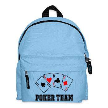 Poker Team - Kids' Backpack - light blue - Front