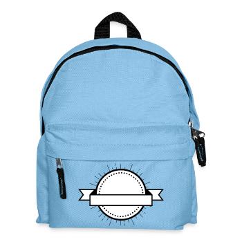 Emblème cercle - Sac à dos Enfant - bleu clair - Devant