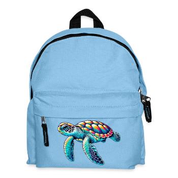 Turtle - Kids' Backpack - light blue - Front