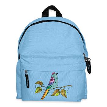 Oiseau coloré - Sac à dos Enfant - bleu clair - Devant