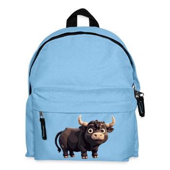 Taureau Bande dessinée - Sac à dos Enfant - bleu clair - Devant
