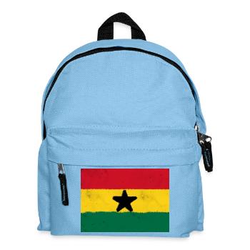 Drapeau du Ghana – La puissance de l’Afrique - Sac à dos Enfant - bleu clair - Devant