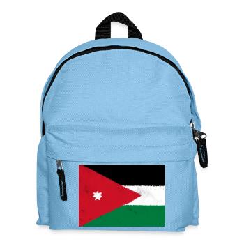 Drapeau de la Jordanie - Sac à dos Enfant - bleu clair - Devant