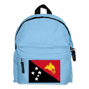 Drapeau de la Papouasie-Nouvelle-Guinée - Sac à dos Enfant - bleu clair - Devant