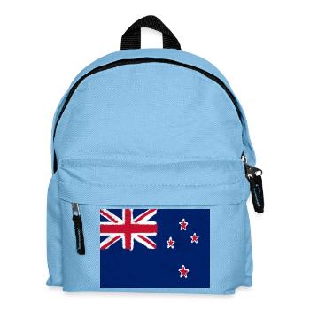 Drapeau de la Nouvelle-Zélande - Sac à dos Enfant - bleu clair - Devant