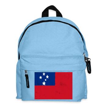 Drapeau des Samoa - Sac à dos Enfant - bleu clair - Devant