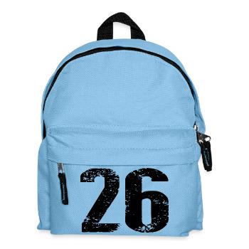 Maillot à 26 numéros - Sac à dos Enfant - bleu clair - Devant