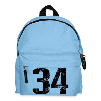 Maillot à 34 numéros - Sac à dos Enfant - bleu clair - Devant