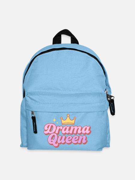 Drama Queen - Kids' Backpack - light blue