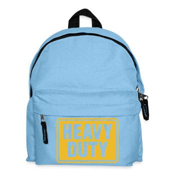 Heavy Duty Construction Warning Sign - Kids' Backpack - light blue - Front