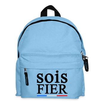 FIER 1 - Sac à dos Enfant - bleu clair - Devant