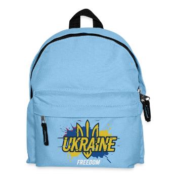 T-shirt Ukraine Freedom Trident Splash - Sac à dos Enfant - bleu clair - Devant