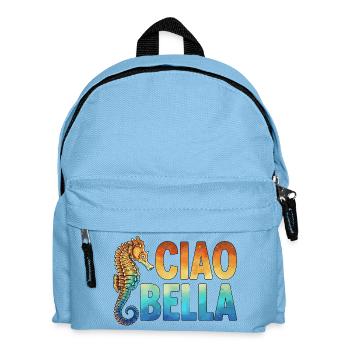 Ciao Bella - Kinder Rucksack - Hellblau - Vorne