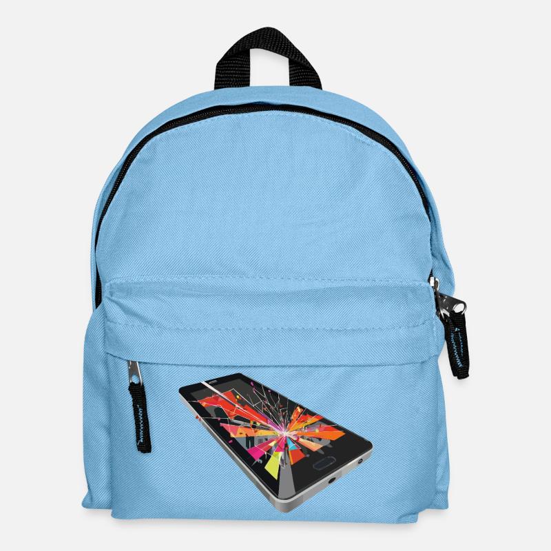 Handy - Kinder Rucksack - Hellblau