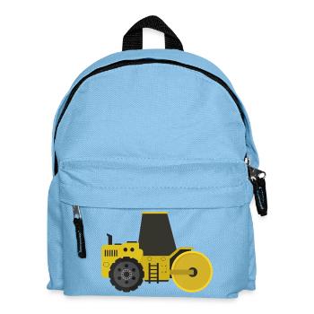 Road roller - Kids' Backpack - light blue - Front