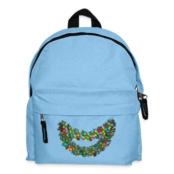 Conférences Tazz | Sourire joyeux guirlande de néons - Sac à dos Enfant - bleu clair - Devant