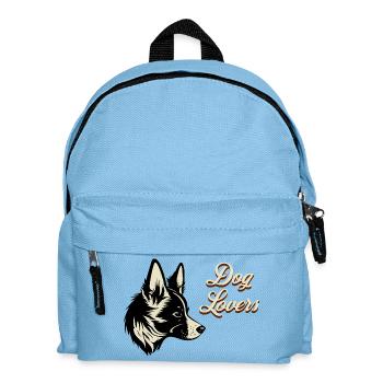 Hundeliebe DogLovers - Kinder Rucksack - Hellblau - Vorne