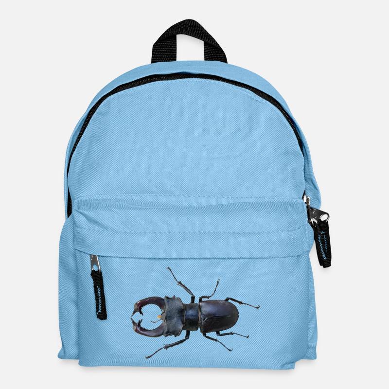 Hirschkäfer  - Kinder Rucksack - Hellblau