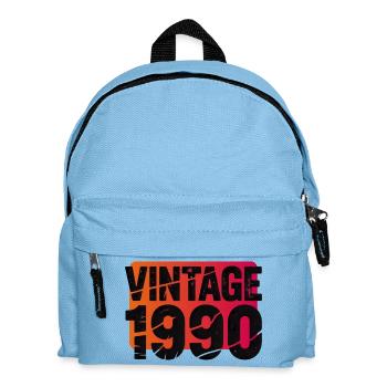 Vintage 1990 Gradient - Kids' Backpack - light blue - Front