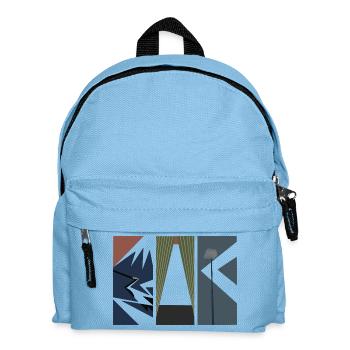 Piece Of Japan - Modern Japanese Art - Kids' Backpack - light blue - Front