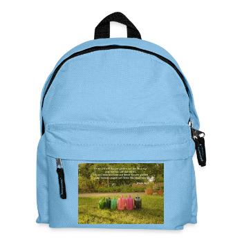 Canaux de couleur de l’Eau des Bénédictions - Sac à dos Enfant - bleu clair - Devant