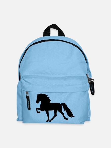 Tölter Icelandic Horse - Kids' Backpack - light blue