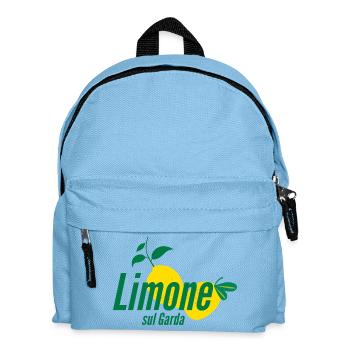 Chemise stylée à motif citron « Limone sul Garda » - Sac à dos Enfant - bleu clair - Devant