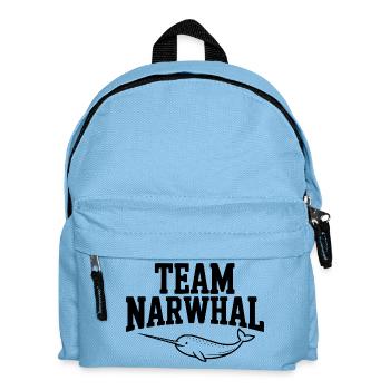 Team Narwhal - Kids' Backpack - light blue - Front