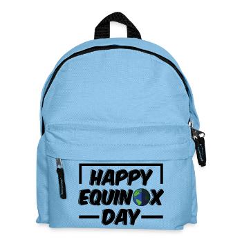 Joyeux jour de l’équinoxe Bénédictions d’Ostara - Sac à dos Enfant - bleu clair - Devant