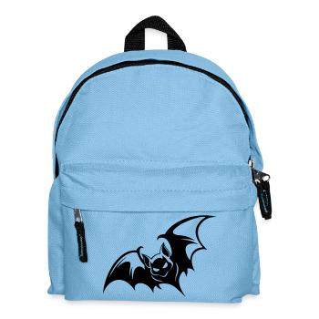 Bat Gothic Logo - Kids' Backpack - light blue - Front
