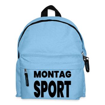 Sport - Kinder Rucksack - Hellblau - Vorne