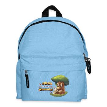 Siggi und der Zauberwald - Kuscheln - Kinder Rucksack - Hellblau - Vorne