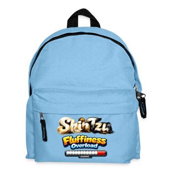 Shin Fluffiness Overload - Kids' Backpack - light blue - Front