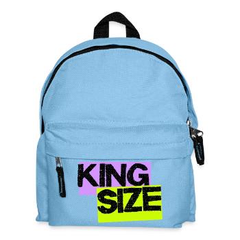 King Size Urban Streetwear – Statement Meme Design - Kids' Backpack - light blue - Front