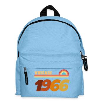 T-Shirt 60 Ans 1966 Rock Style - Sac à dos Enfant - bleu clair - Devant
