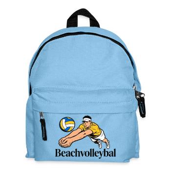 Beach volleyball - Kids' Backpack - light blue - Front
