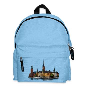 Ville : Stockholm, Suède - Sac à dos Enfant - bleu clair - Devant