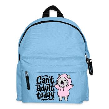Adulte aujourd’hui - Chat en sweat à capuche - Sac à dos Enfant - bleu clair - Devant