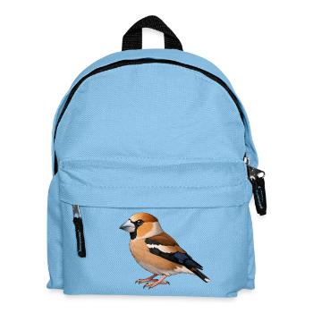 Hawfinch bird - Kids' Backpack - light blue - Front